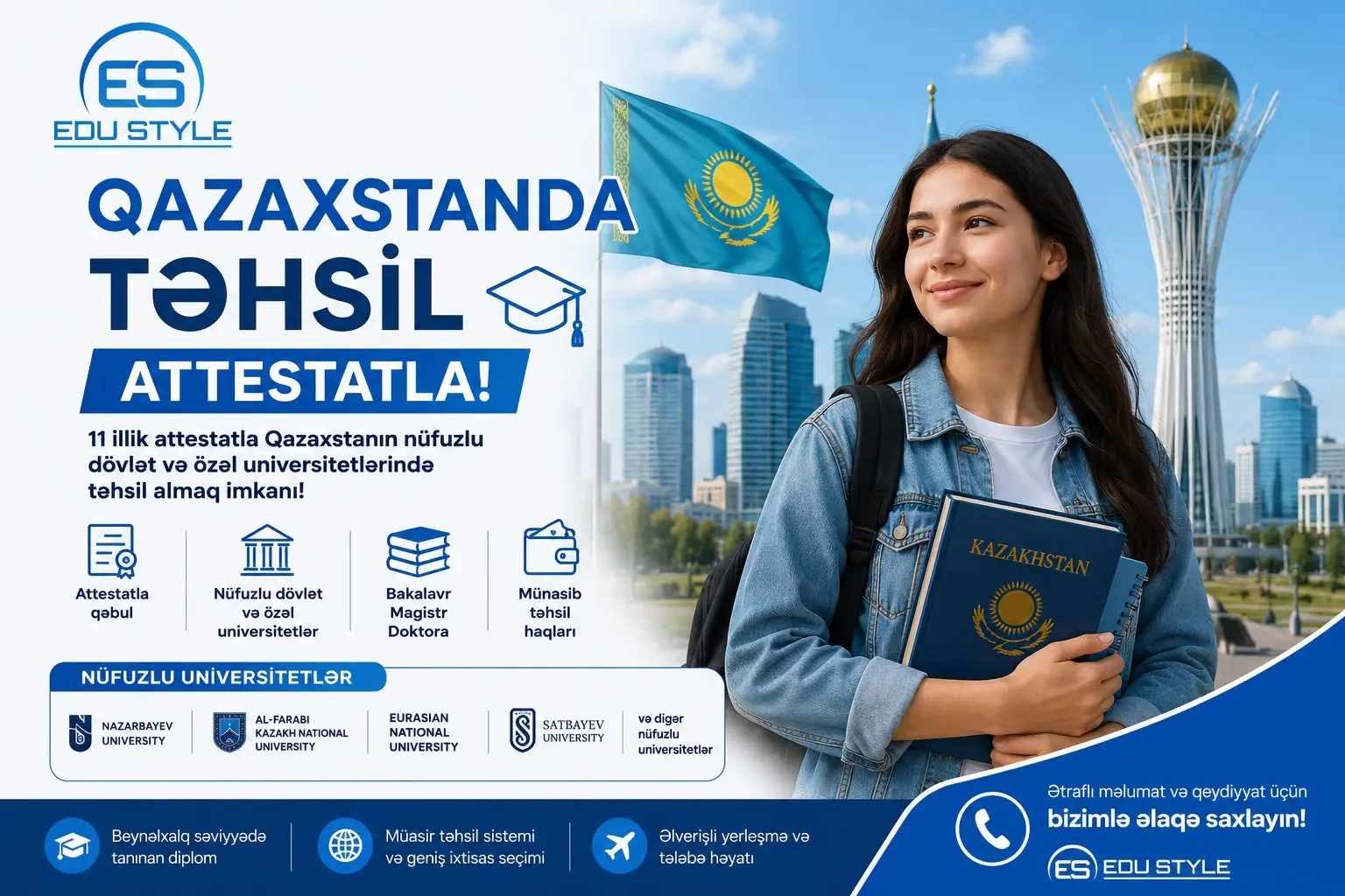 Qazaxıstanda Attestatla Təhsil – Gələcəyinizə Doğru Addım