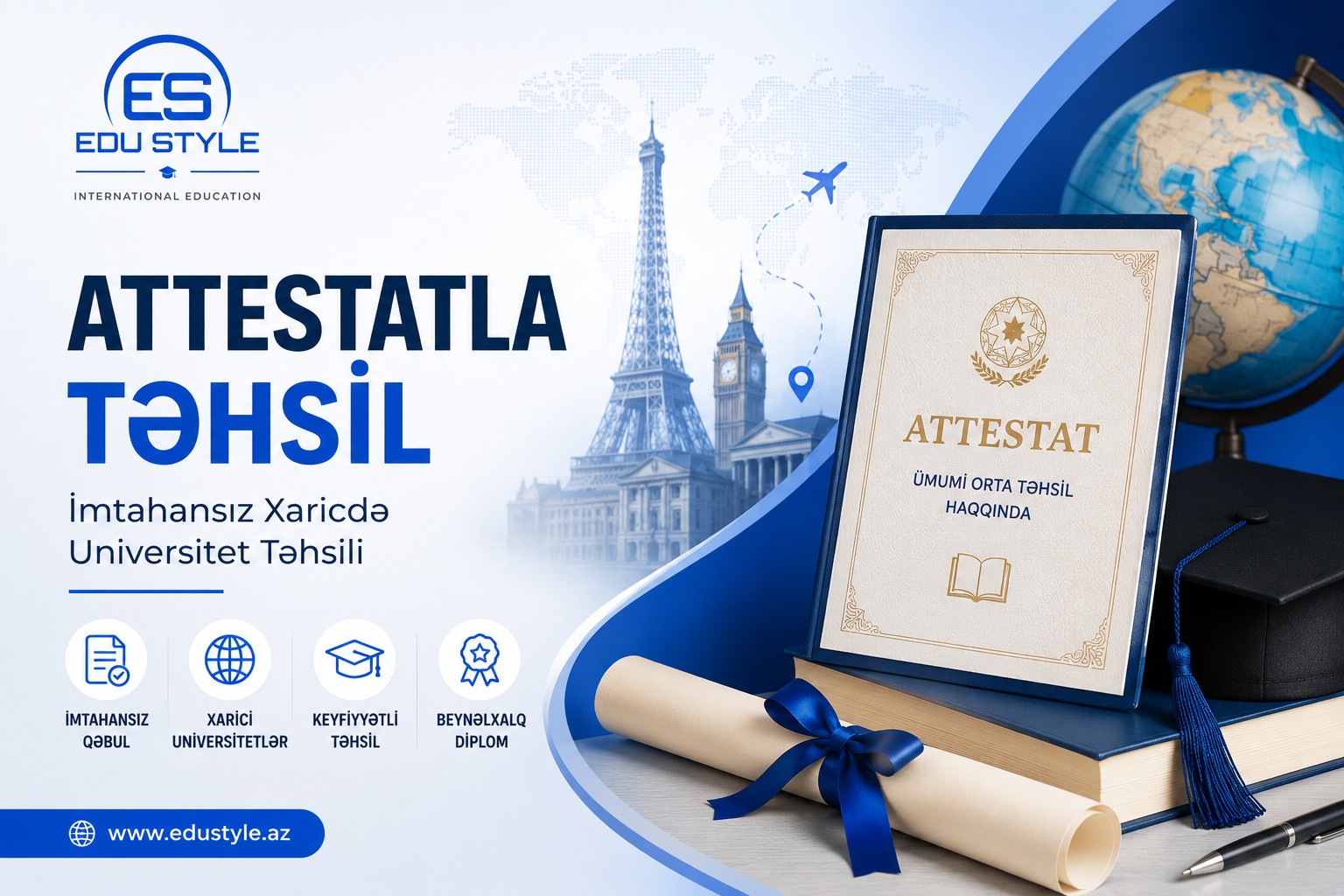 Attestatla Təhsil Nədir? Xaricdə İmtahansız Universitet