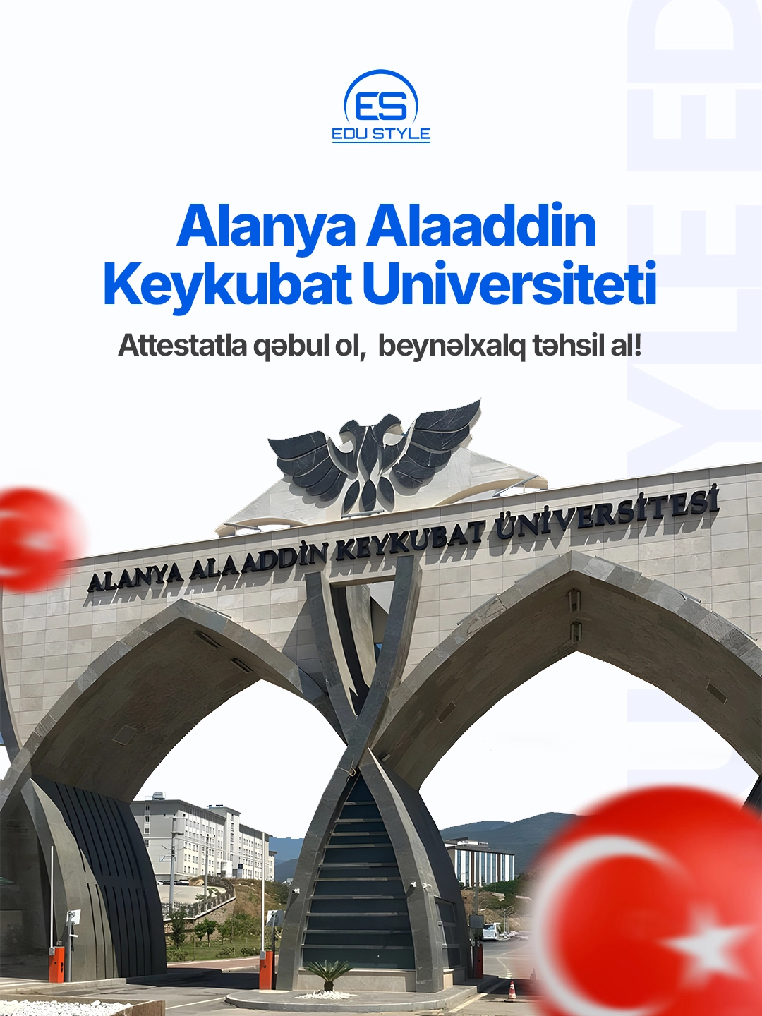 Türkiyənin dövlət universitetində təhsil almaq arzunu reallaşdır!