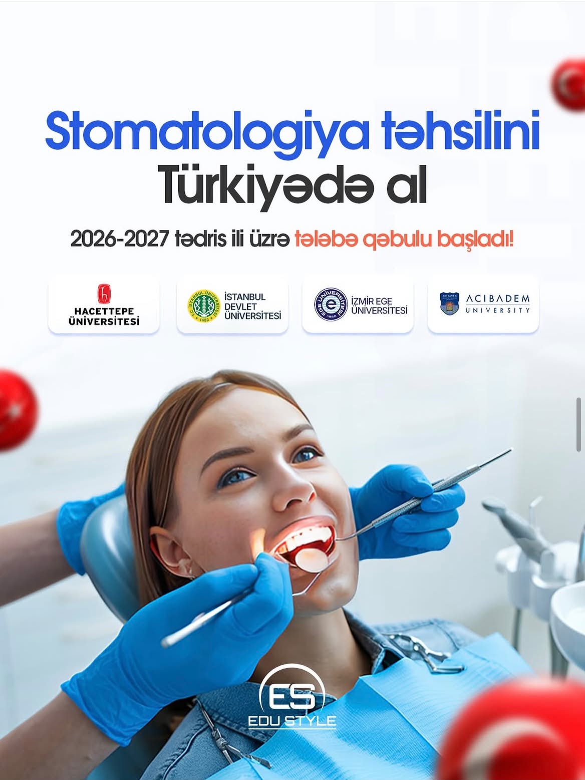 Türkiyədə stomatologiya təhsili al